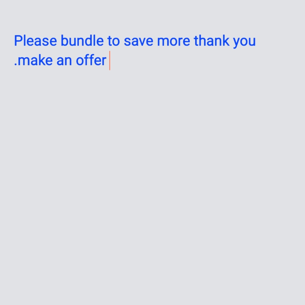 Please bundle to save on shipping.